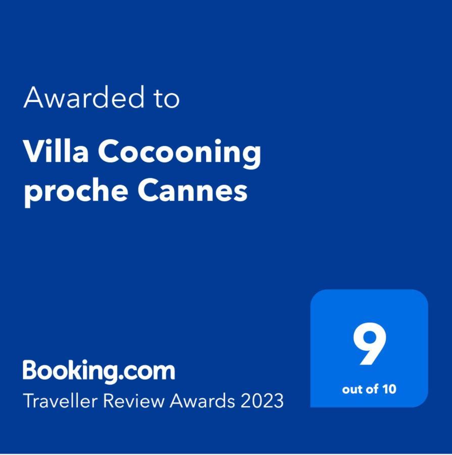 Villa Cocooning Proche Cannes Валлорис Экстерьер фото